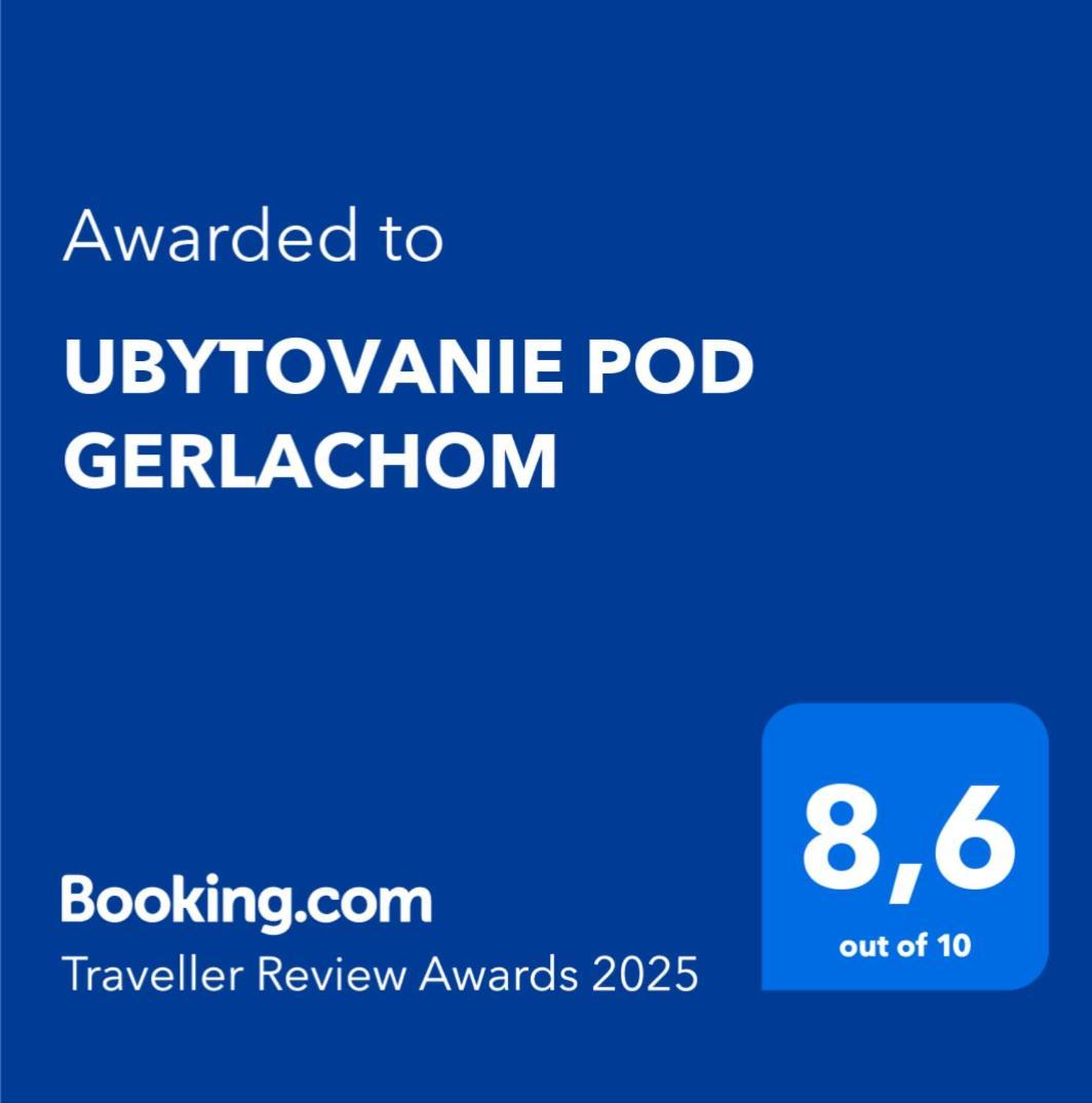 Ubytovanie Pod Gerlachom Vysoke Tatry Ngoại thất bức ảnh